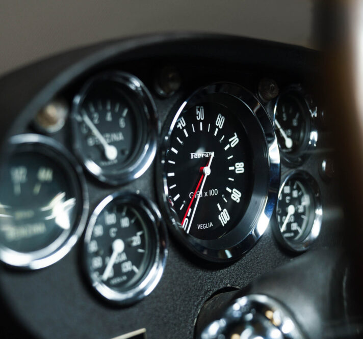 Ferrari 250 GTO instrument cluster