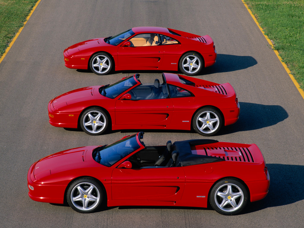 Ferrari F355 different bodystyles